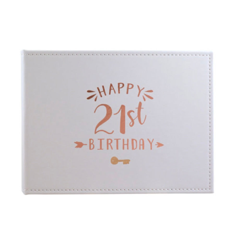 21st birthday Guest Book