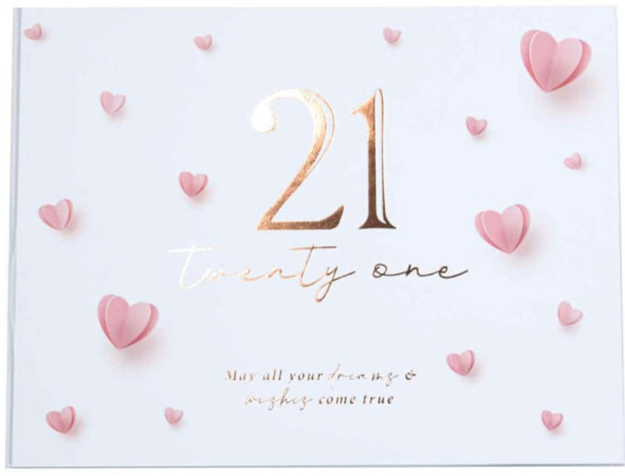 21st birthday Guest Book