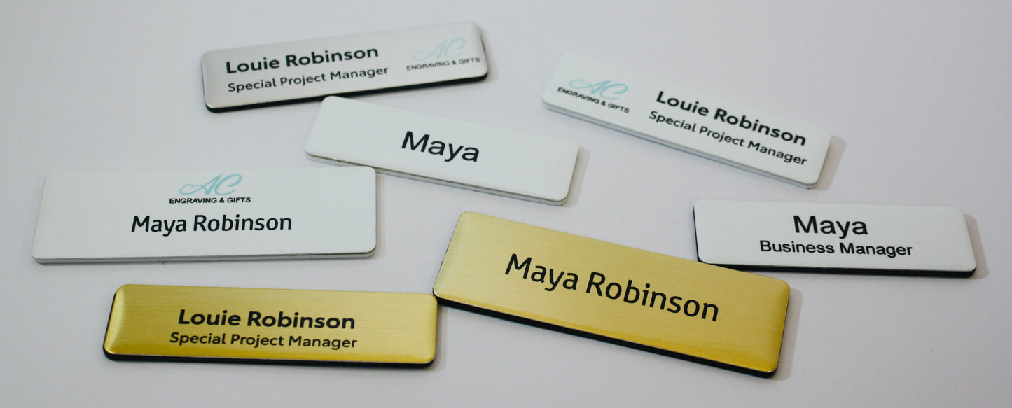 Metal Name Badge