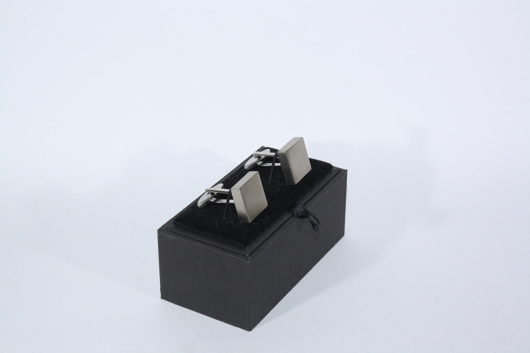 Plain Brush Cufflinks
