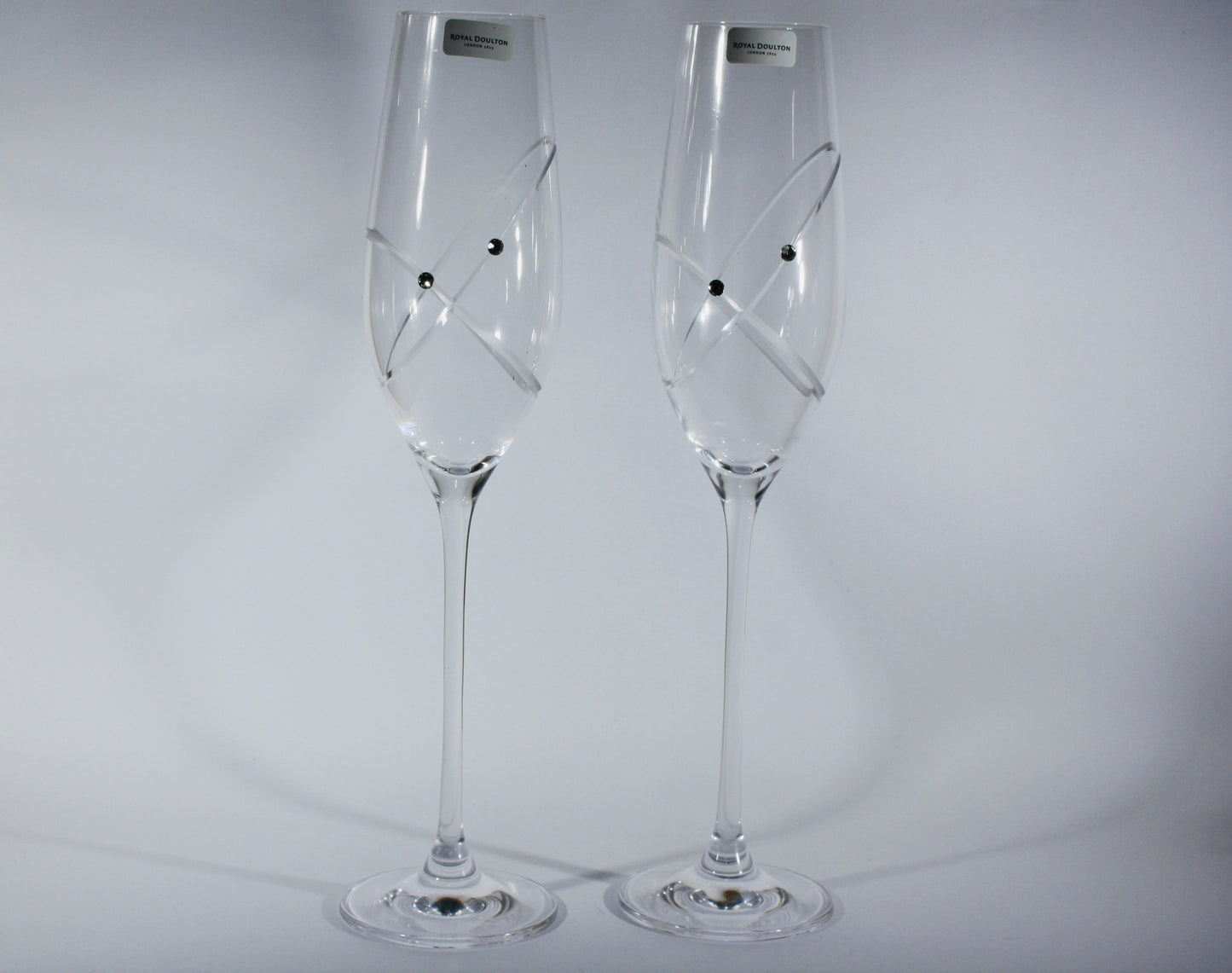 Royal Doulton Promises Flutes With This Ring Set Of 2