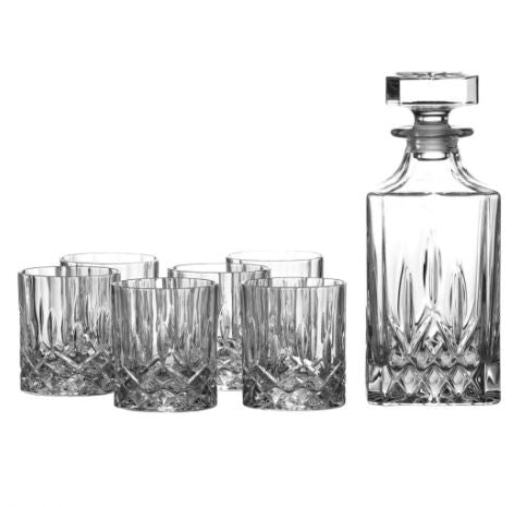 Royal Doulton Seasons Decanter Set: Decanter & 6 Tumblers