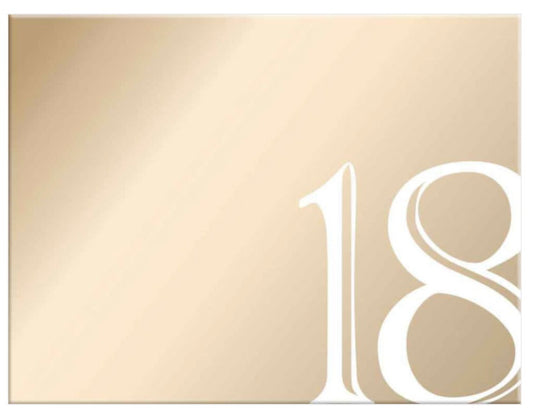 18th birthday Guest Book - Rose Gold