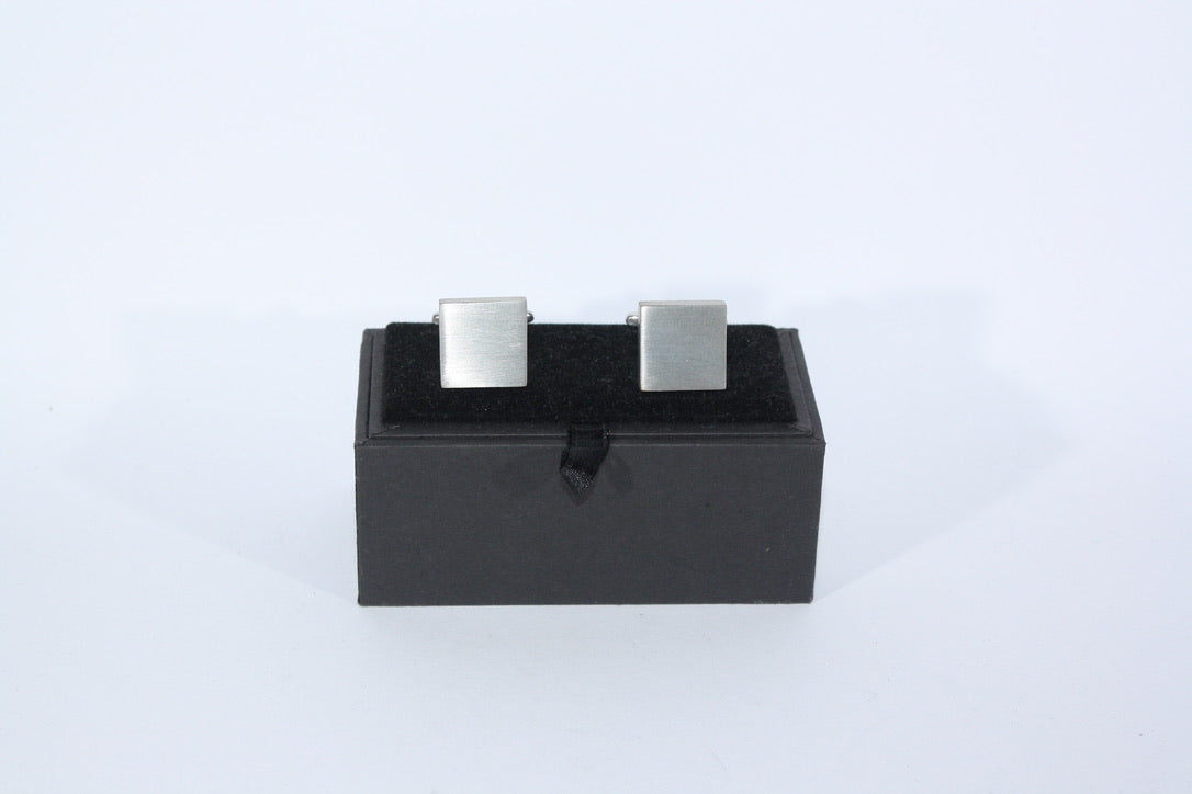 Plain Brush Cufflinks