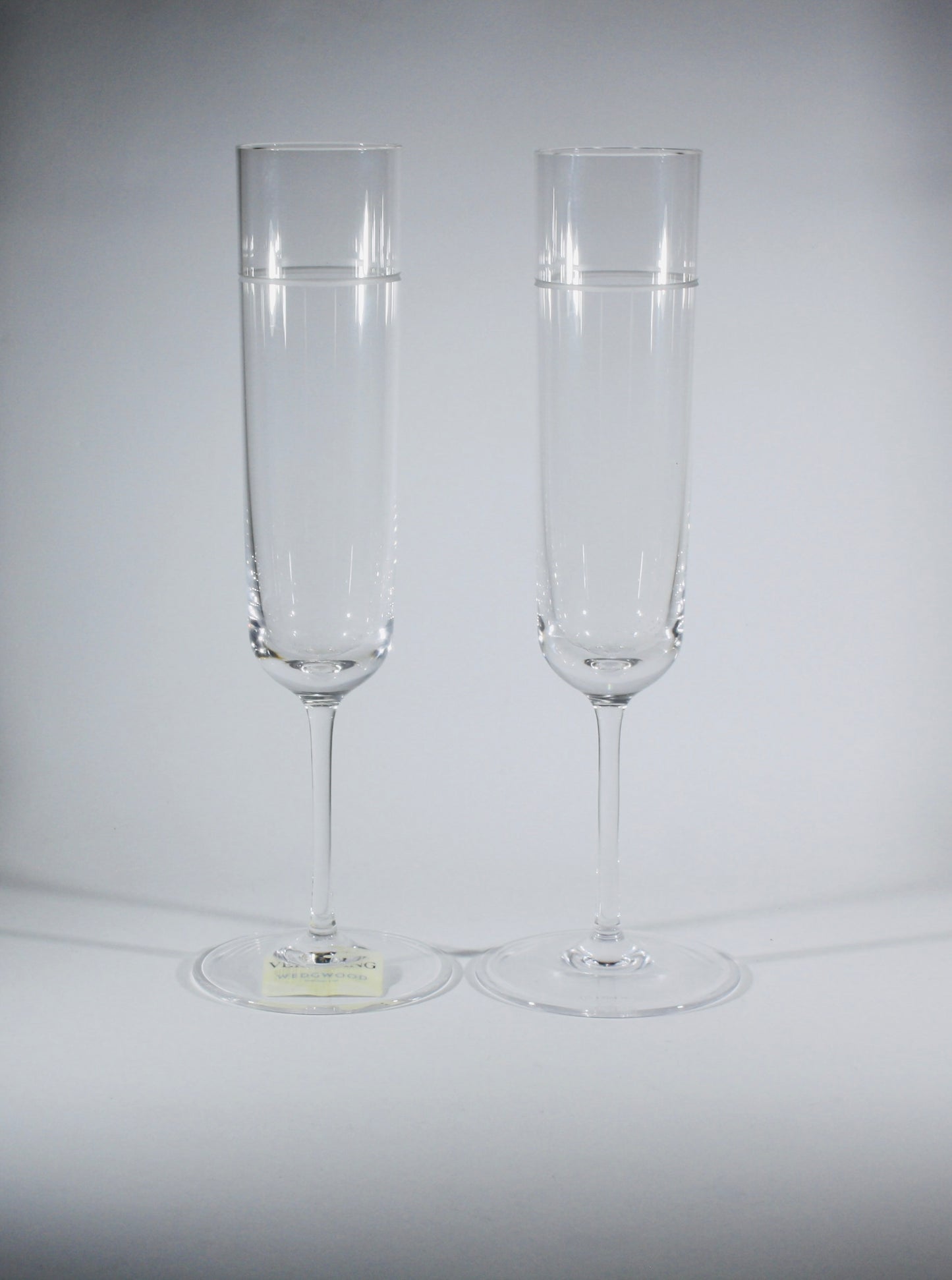 Vera Wang Wedgwood Vera Bande Toasting Flute Pair