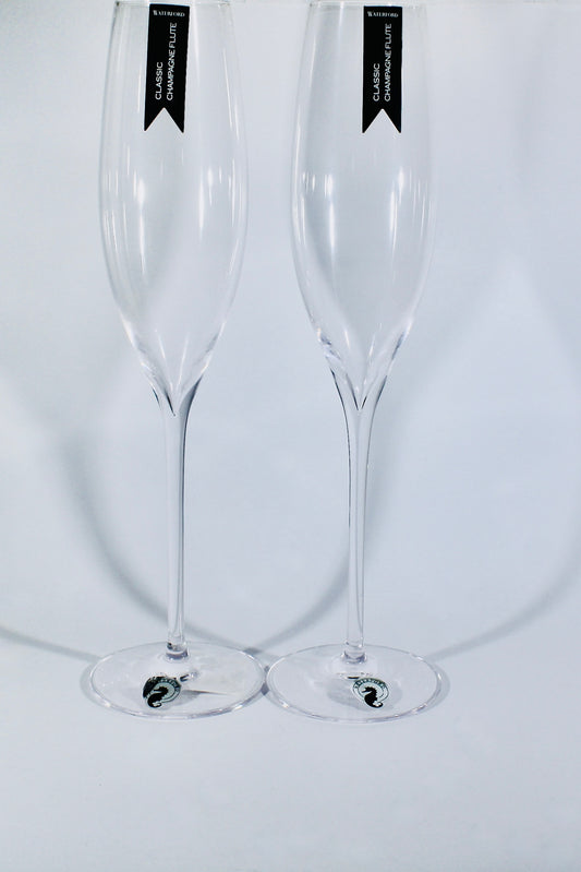 Waterford Crystal Elegance Champagne Flute Pair