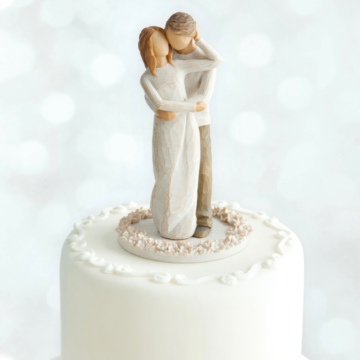 Willow Tree Together Cake Topper & Keepsake Figurine - True partners in love and life